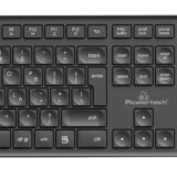 POWERTECH set ποντίκι & πληκτρολόγιο PT-1151, ασύρματο, 1600DPI, μαύρο