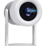 POWERTECH smart βιντεοπροβολέας PT-1305, 1080p, WiFi, Android, 170 ANSI lumens, λευκός
