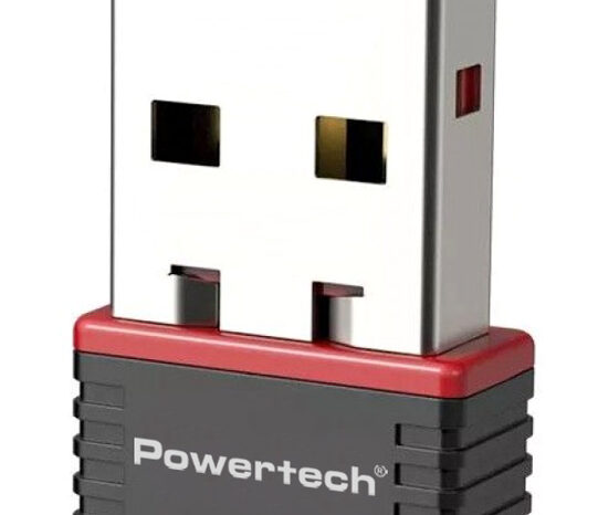 POWERTECH ασύρματος USB αντάπτορας δικτύου PT-1384, 150Mbps WiFi