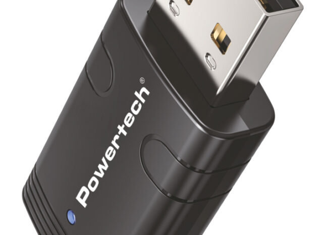 POWERTECH ασύρματος USB αντάπτορας δικτύου & Bluetooth 5.3 PT-1387, 900Mbps WiFi 6