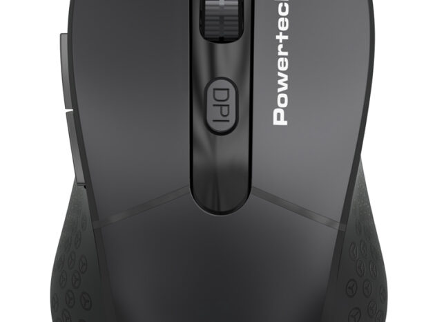 POWERTECH ενσύρματο ποντίκι PT-1467, οπτικό, έως 1600DPI, μαύρο