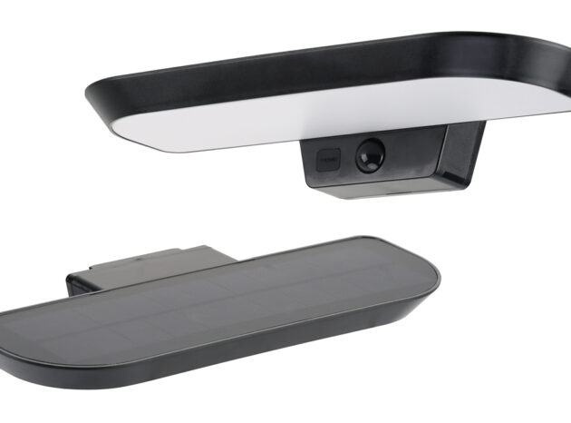 POWERTECH LED ηλιακό φωτιστικό PT-1516 με αισθητήρα κίνησης, 6W, 2000mAh, μαύρο