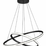 POWERTECH LED φωτιστικό οροφής PT-1527, 40W, 4000K, Φ60x120cm, μαύρο