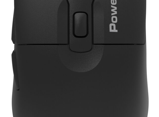 POWERTECH ασύρματο ποντίκι PT-1542, 2.4GHz, έως 5000DPI, αθόρυβο, μαύρο