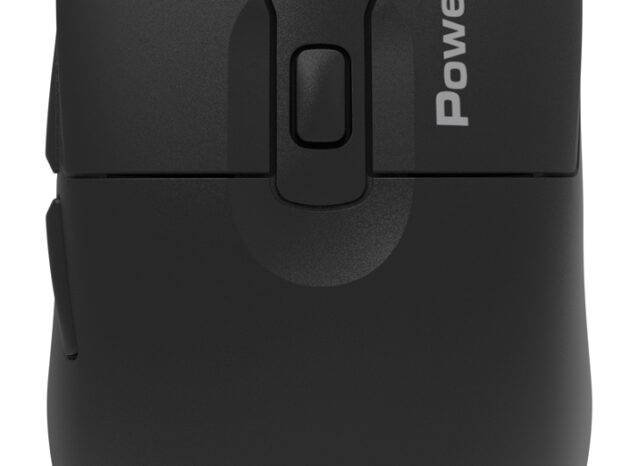 POWERTECH ασύρματο ποντίκι PT-1543, 2.4GHz & Bluetooth, έως 2400DPI, αθόρυβο, μαύρο