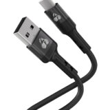 POWERTECH καλώδιο USB-C σε USB PTR-0161, σιλικόνης, 60W, 480Mbps, 1m, μαύρο