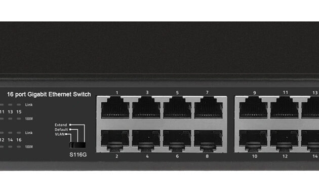 HIMAX switch S116G, 16x Ethernet θύρες, έως 1000Mbps