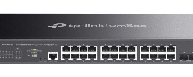 TP-LINK L2+ managed switch SG3428X-M2, 24x 2.5Gbps θύρες, V1.20