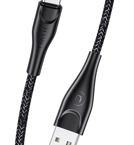 USAMS καλώδιο USB-C σε USB US-SJ392, 2A, 1m, μαύρο