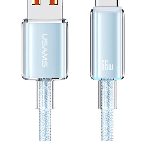 USAMS καλώδιο USB-C σε USB US-SJ658, 66W, 480Mbps, 1.2m, μπλε