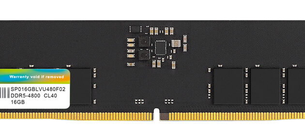 SILICON POWER μνήμη DDR5 UDIMM SP016GBLVU480F02, 16GB, 4800MHz, CL40