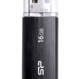 SILICON POWER USB Flash Drive Ultima U02, 16GB, USB 2.0, μαύρο