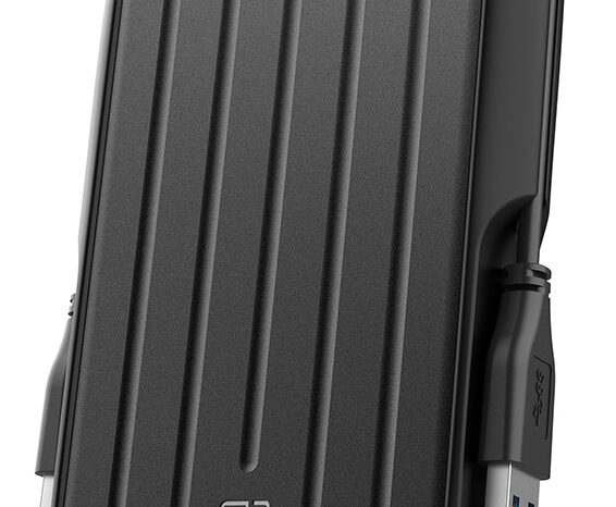 SILICON POWER εξωτερικός HDD Armor A66, 2TB, USB 3.2, μαύρος