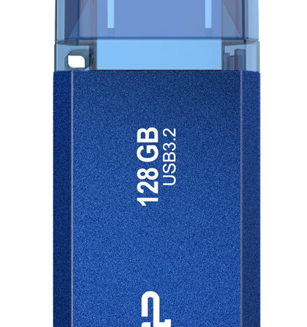 SILICON POWER USB Flash Drive Helios 202, 128GB, USB 3.2, μπλε