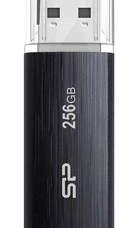 SILICON POWER USB Flash Drive Blaze B02, 256GB, USB 3.2, μαύρο
