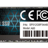 SILICON POWER SSD PCIe Gen3x4 P34A60 M.2 2280, 512GB, 2.200-1.600MB/s