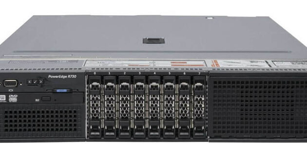 DELL Server R730, 2x E5-2630L v3, 32GB, 2x 750W, 8x 2.5", H730, REF SQ