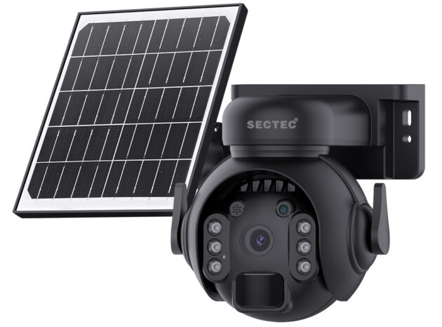 SECTEC smart ηλιακή κάμερα ST-515C-3M-4G-BK, 3MP, 4G, SD, PTZ, IP65