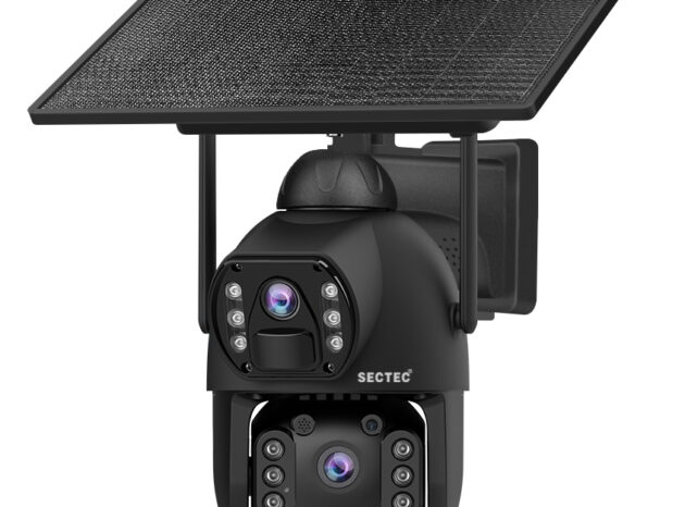 SECTEC smart ηλιακή κάμερα ST-536-6MAOV-4G-EU, dual lens, 3MP, 4G, SD, PTZ, IP66
