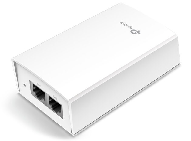 TP-LINK Gigabit PoE Adapter TL-POE4824G, 48V 24W, power cable, Ver. 1.0