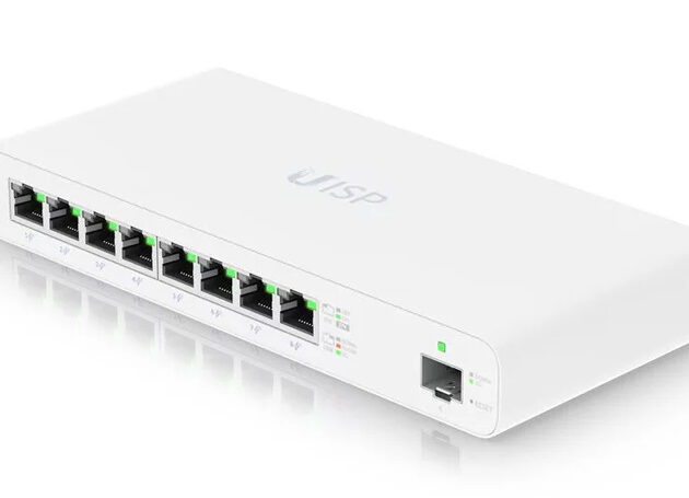 UBIQUITI router UISP-R, 8x Gigabit Ethernet Θύρες, 1000Mbps, PoE 30W