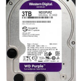 WD σκληρός δίσκος 3.5" Purple Surveillance 3TB, 256MB, 5400RPM, SATA III