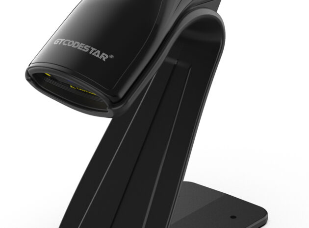 GTCODESTAR barcode scanner X-9200L με βάση, 1D & 2D, ενσύρματο & ασύρματο, Bluetooth, 800mAh, μαύρο