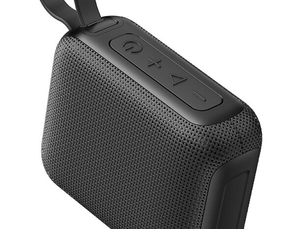 USAMS φορητό ηχείο YX015, 5W, Bluetooth, 1200mAh, μαύρο
