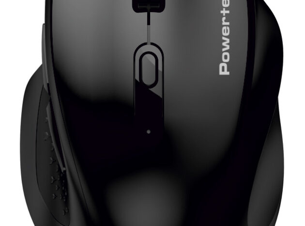 POWERTECH ασύρματο ποντίκι PT-1578, 2.4GHz & Bluetooth, έως 4000DPI, μαύρο