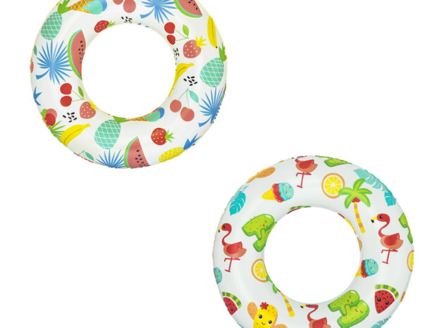 BESTWAY παιδικό σωσίβιο κουλούρα 36014, 61cm, 3-6 ετών, διάφορα χρώματα/σχέδια, 1τμχ