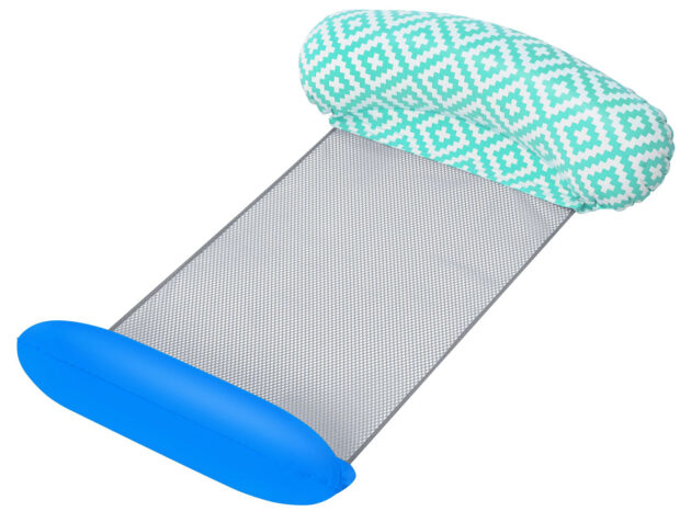 BESTWAY φουσκωτή καρέκλα θαλάσσης 43555, 145x87cm, βεραμάν/μπλε