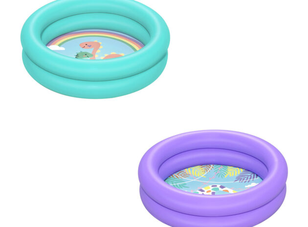 BESTWAY παιδική φουσκωτή πισίνα 51061, 21lt, Φ61x15cm, διάφορα χρώματα, 1τμχ