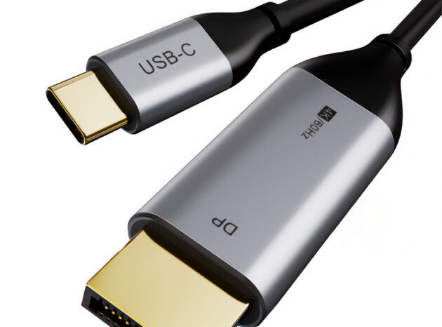 CABLETIME καλώδιο USB-C σε DisplayPort CT-CMDP2, 4K/60Hz, 1.8m, μαύρο