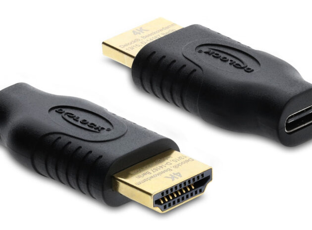 DELOCK αντάπτορας HDMI σε USB-C 61075, 4K/60Hz, μαύρος