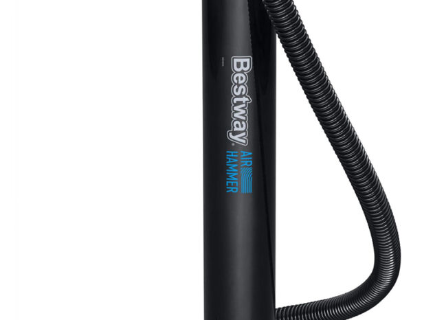 BESTWAY τρόμπα χειρός 62227 με μανόμετρο, 1.8/3.45lt, 7/23PSI, μαύρη