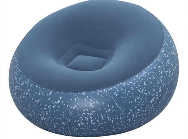 BESTWAY φουσκωτή πουφ πολυθρόνα 75154, 112x112x66cm, μπλε