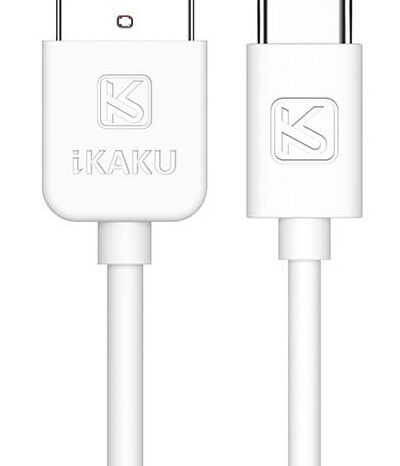 KAKUSIGA καλώδιο USB-C σε USB KSC-332, 2.4A, 480Mbps, 2m, λευκό