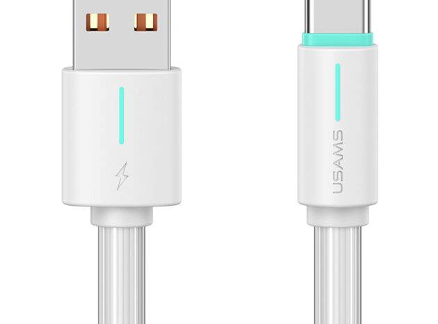 USAMS καλώδιο USB-C σε USB US-SJ732, 3A, 480Mbps, 1m, λευκό