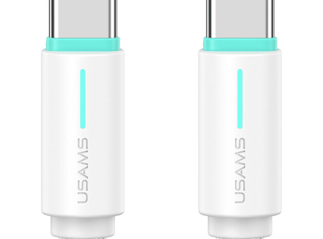 USAMS καλώδιο USB-C US-SJ734, 60W, 480Mbps, 1m, λευκό