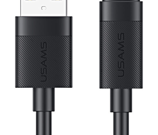 USAMS καλώδιο USB-C σε USB SJ777, 3A, 480Mbps, 1m, μαύρο