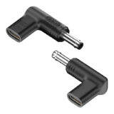POWERTECH αντάπτορας τροφοδοσίας laptop YX-17, USB-C σε HP 4.8x1.7mm, μαύρος