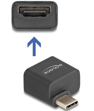 DELOCK αντάπτορας USB-C σε HDMI 64256, 4K/30Hz, μαύρος