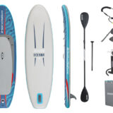 BESTWAY φουσκωτή σανίδα SUP/kayak Oceana 6532B με αποσπώμενο κάθισμα, 305x84x15cm, μπλε