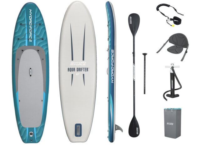 BESTWAY φουσκωτή σανίδα SUP/kayak Oceana 6532D με αποσπώμενο κάθισμα, 335x91.5x15cm, μπλε