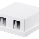 GOOBAY Keystone κυτίο 79366 για 2 θύρες δικτύου, 61.42mm, λευκό