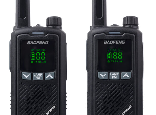 BAOFENG σετ ασύρματοι πομποδέκτες BF-T17, PMR, 0.5W, μαύρο, 2τμχ