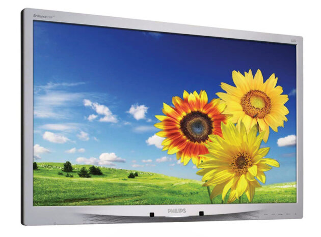 PHILIPS used οθόνη 241P4QPYKES LED, 24" Full HD, VGA/DVI/DisplayPort, χωρίς βάση, Grade B