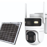 POWERTECH smart ηλιακή κάμερα PT-1547, dual lens, 4MP, 4G, PTZ, SD, IP65
