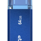 SILICON POWER USB Flash Drive Helios 202, 64GB, USB 3.2, μπλε