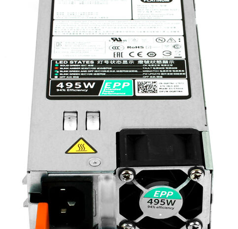 DELL used PSU 02FR04 για PowerEdge 13G/14G R630/R730/R640/R7400, 495W
